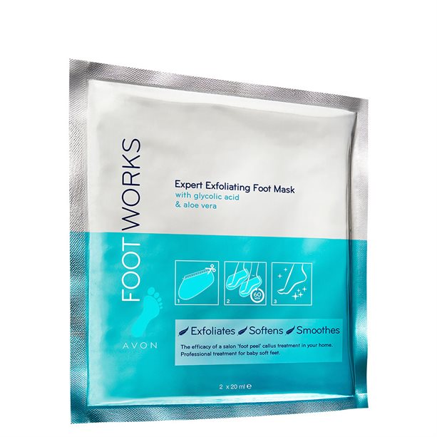 Skarpetki złuszczające z kwasem glikolowym i aloesem