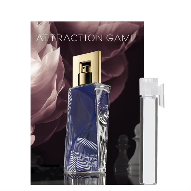 Ulotka z próbką Attraction Game dla Niej