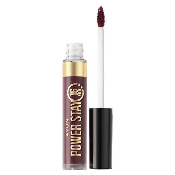 Matowa szminka w płynie „16 godzin” - Power On Plum