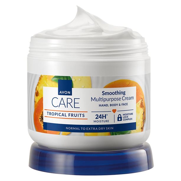 Wygładzający krem do twarzy, rąk i ciała Tropikalne owoce