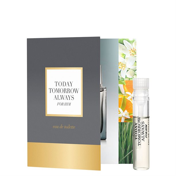 Woda toaletowa TTA Today dla Niego - ulotka z próbką