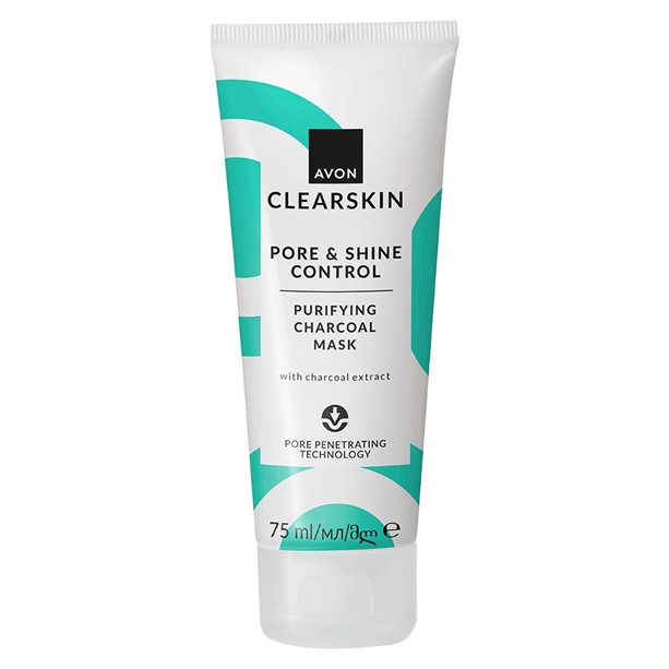 Maseczka głęboko oczyszczająca pory z aktywnym węglem Clearskin