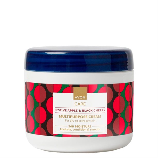 Krem 3w1 do twarzy, rąk i ciała Jabłko i Czarna Wiśnia Avon Care