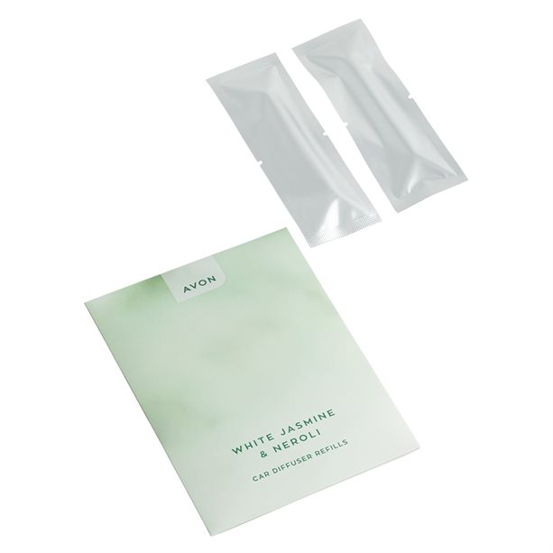 Zestaw 2 wkładów odświeżaczy powietrza do samochodu Jaśmin i neroli