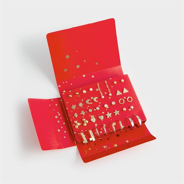 Zestaw 20 par kolczyków Ayla