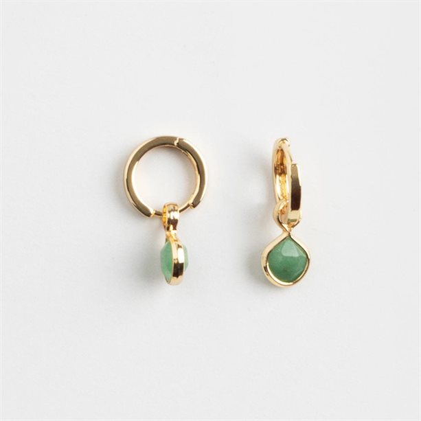 Kolczyki z kamieniami półszlachetnymi Seren - Ametyst