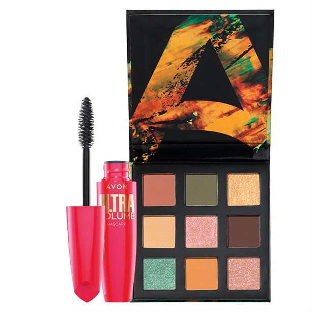 Zestaw kosmetyków Ultra: tusz i paletka Earths