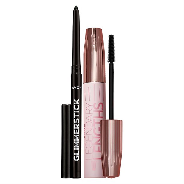 Zestaw do makijażu oczu: tusz i konturówka