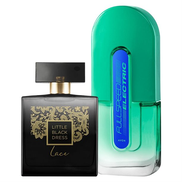 Zestaw zapachów dla dwojga:Little Black Dress Lace i Full Speed Electric