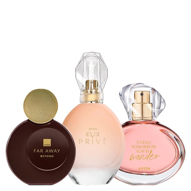 Zestaw damskich zapachów: Far Away Beyond, Eve Privé, TTA Wonder