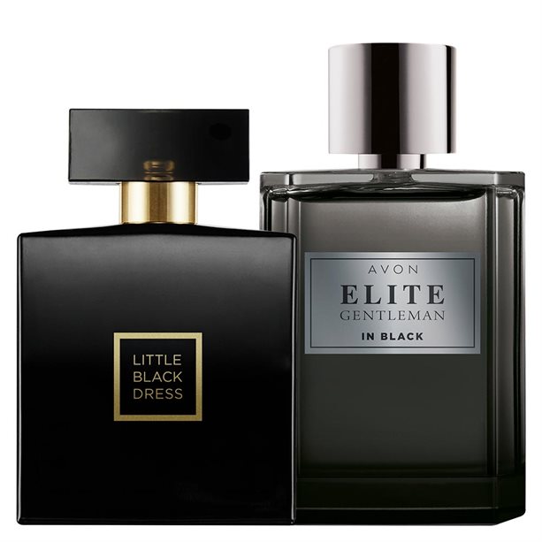 Zestaw eleganckich zapachów dla dwojga: Little Black Dress i Elite Gentleman in Black