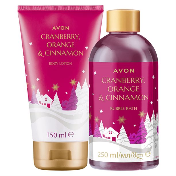 Świąteczny zestaw Żurawina i Pomarańcza