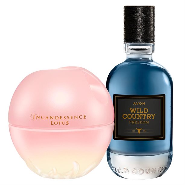 Zestaw zapachów dla dwojga: Incandessence Lotus & Wild Country Freedom