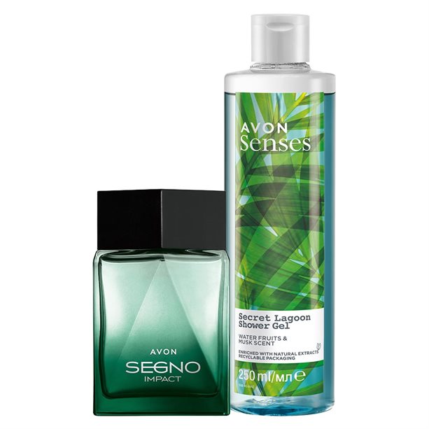 Zestaw kosmetyków: Segno Impact i żelem pod prysznic