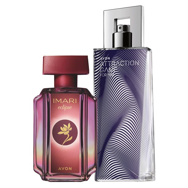 Zestaw zapachów dla dwojga: Imari Eclipse & Attraction Game