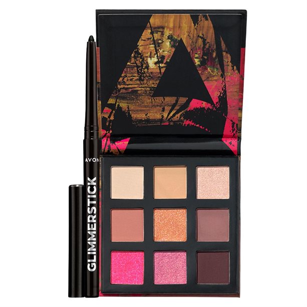 Zestaw kosmetyków do makijażu oczu z paletką Roses